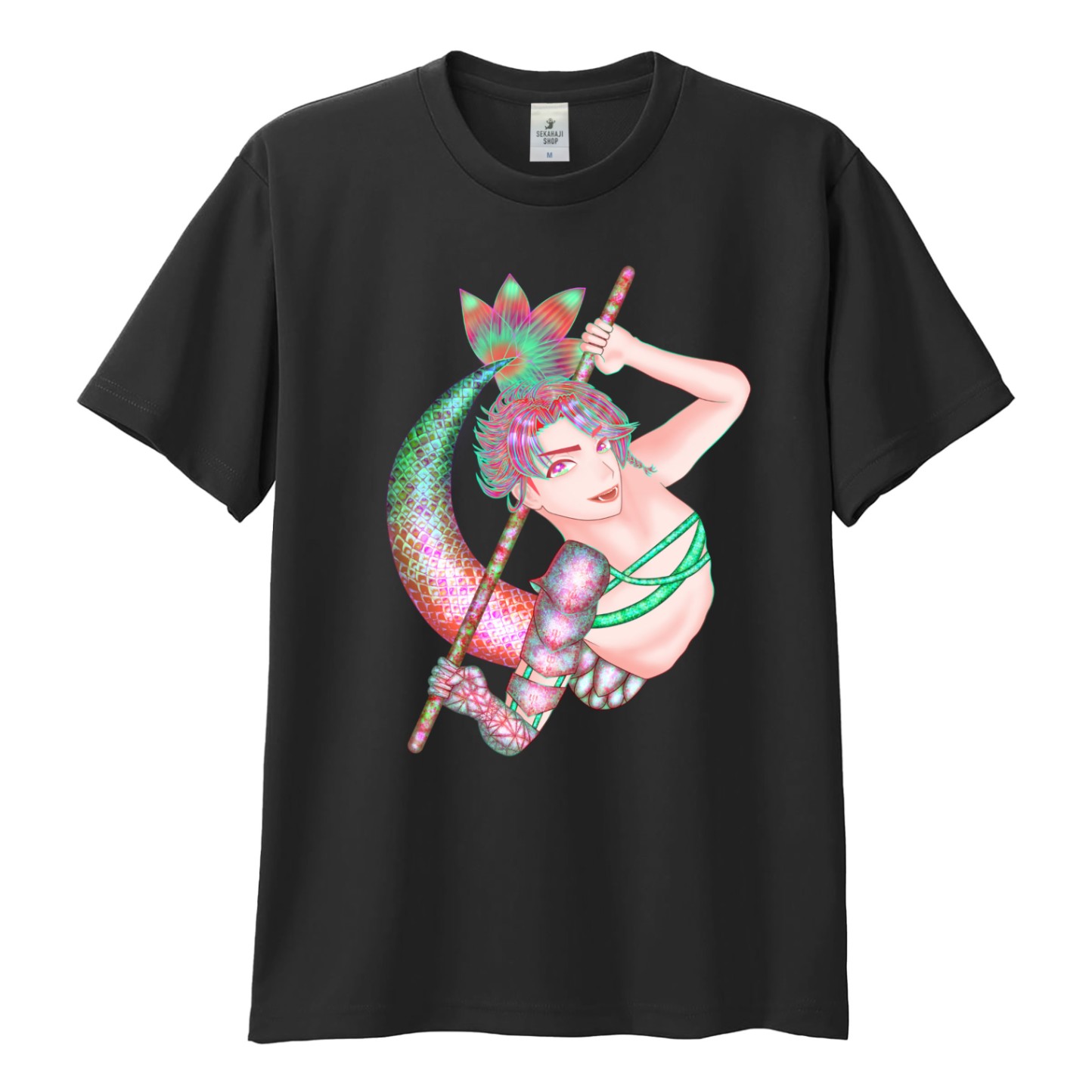 セクシーイケメン人魚アルTシャツ