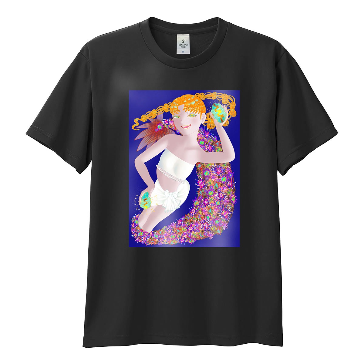 海の踊り子花の人魚・ウェンディTシャツ