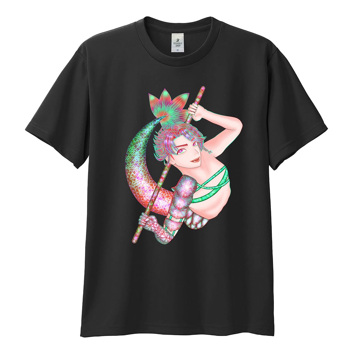 セクシーイケメン人魚アルTシャツ
