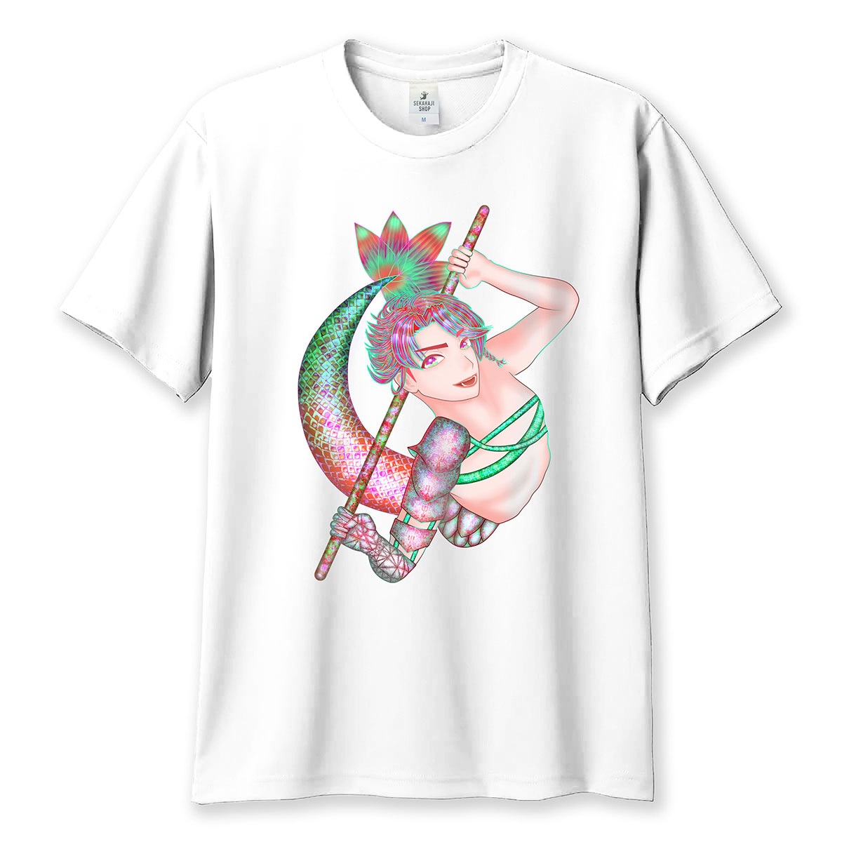 セクシーイケメン人魚アルTシャツ