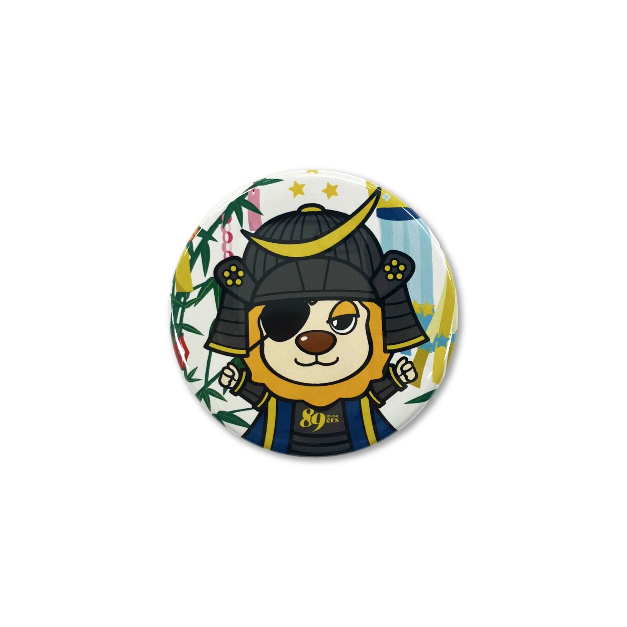 伊達なティナ缶バッジ(ホワイト)