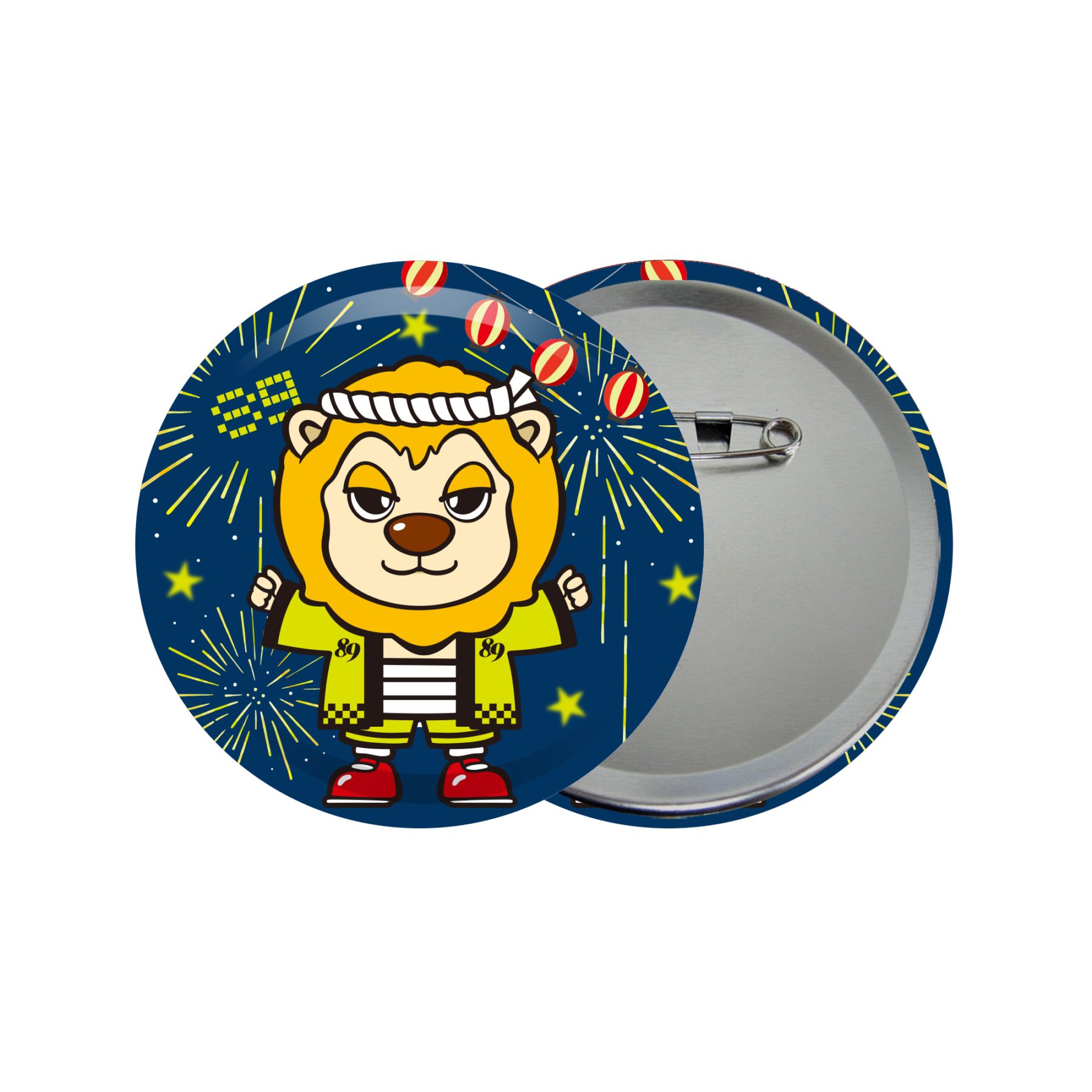サマーティナ缶バッジ(夏まつり)