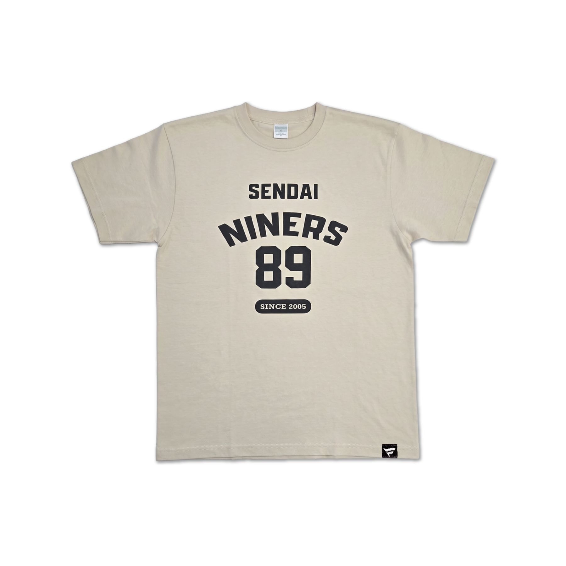 89カレッジTシャツ(ベージュ) 