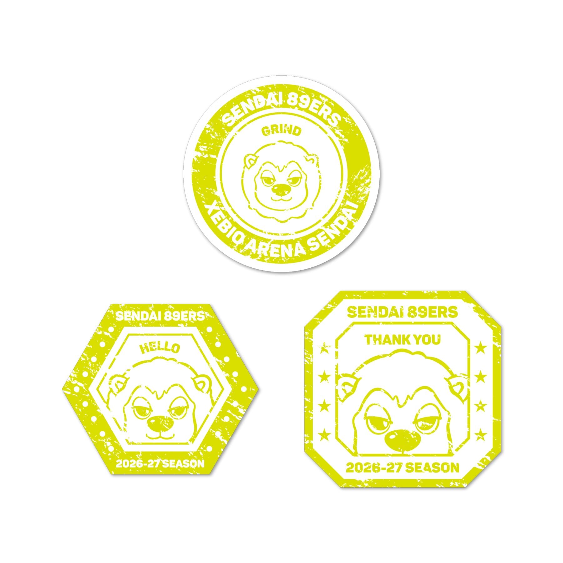 ティナのスタンプ風ステッカーセット