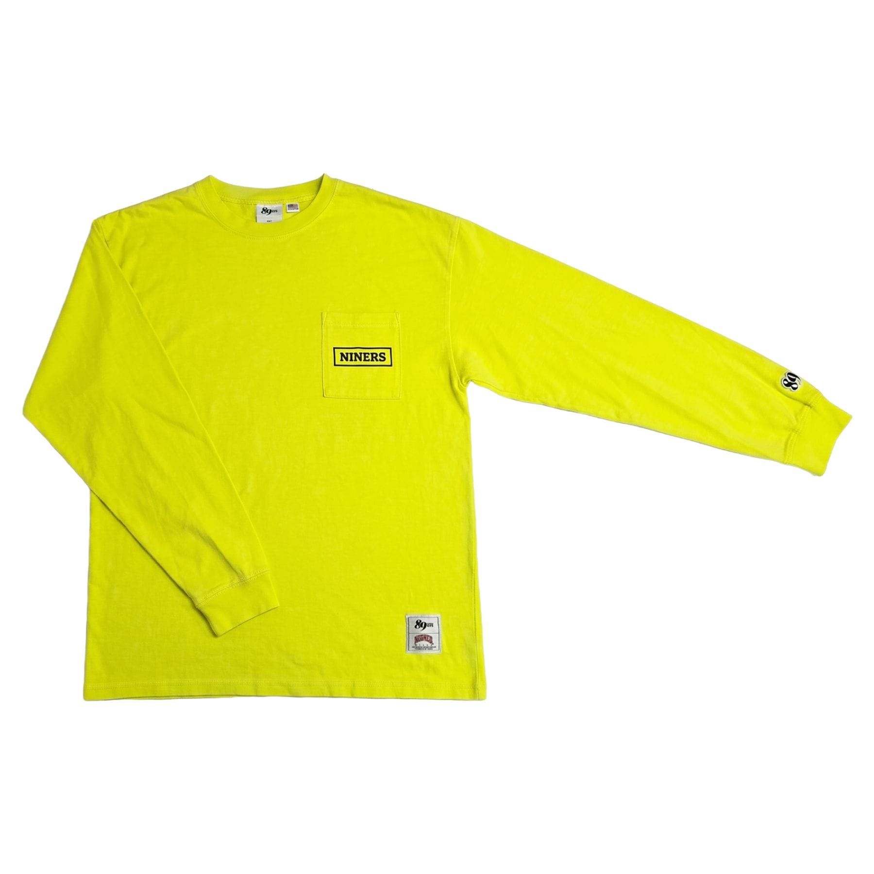 SENDAI 89ERS×NUTMEG ナイナーズイエローロングスリーブTシャツ(NINERS)