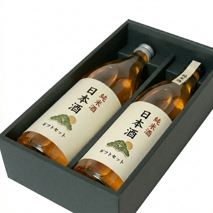 贈答用ギフト箱　2本入り　1800ml対応2本用【※箱のみの販売です】