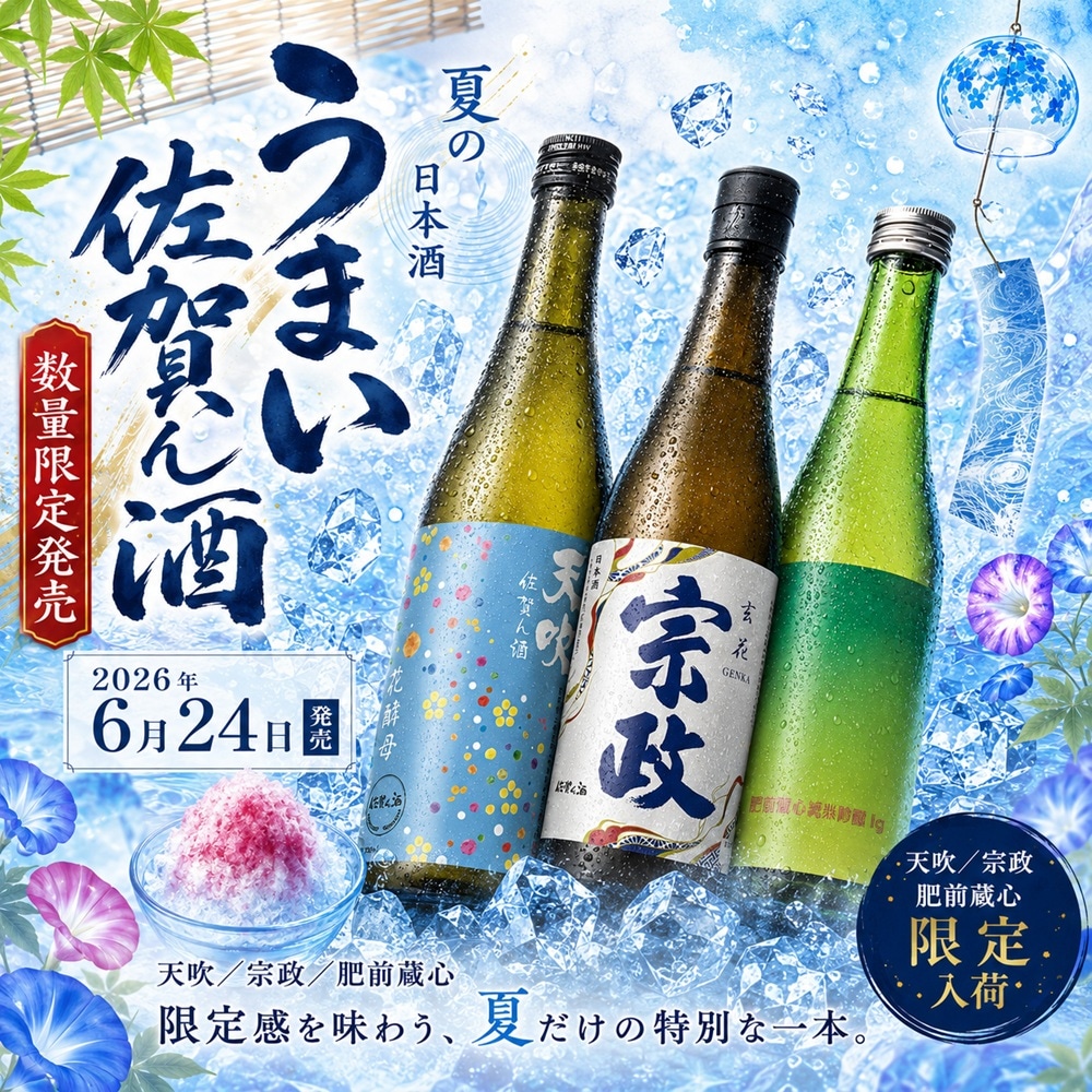 肥前蔵心　純米吟醸 lg 720ml 夏季数量限定