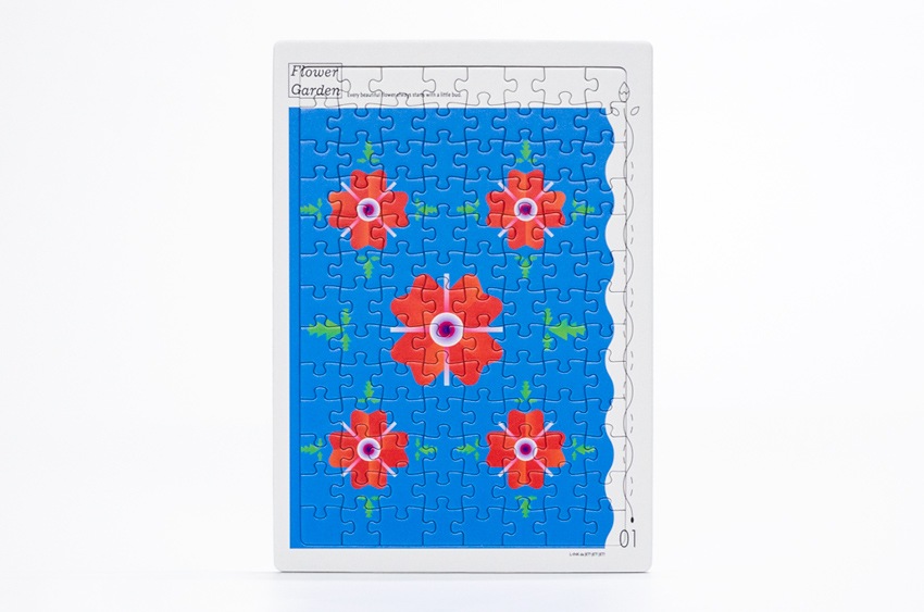 「Flower Garden」AKIRA MIYAMAE<br>A4ジグソーパズル