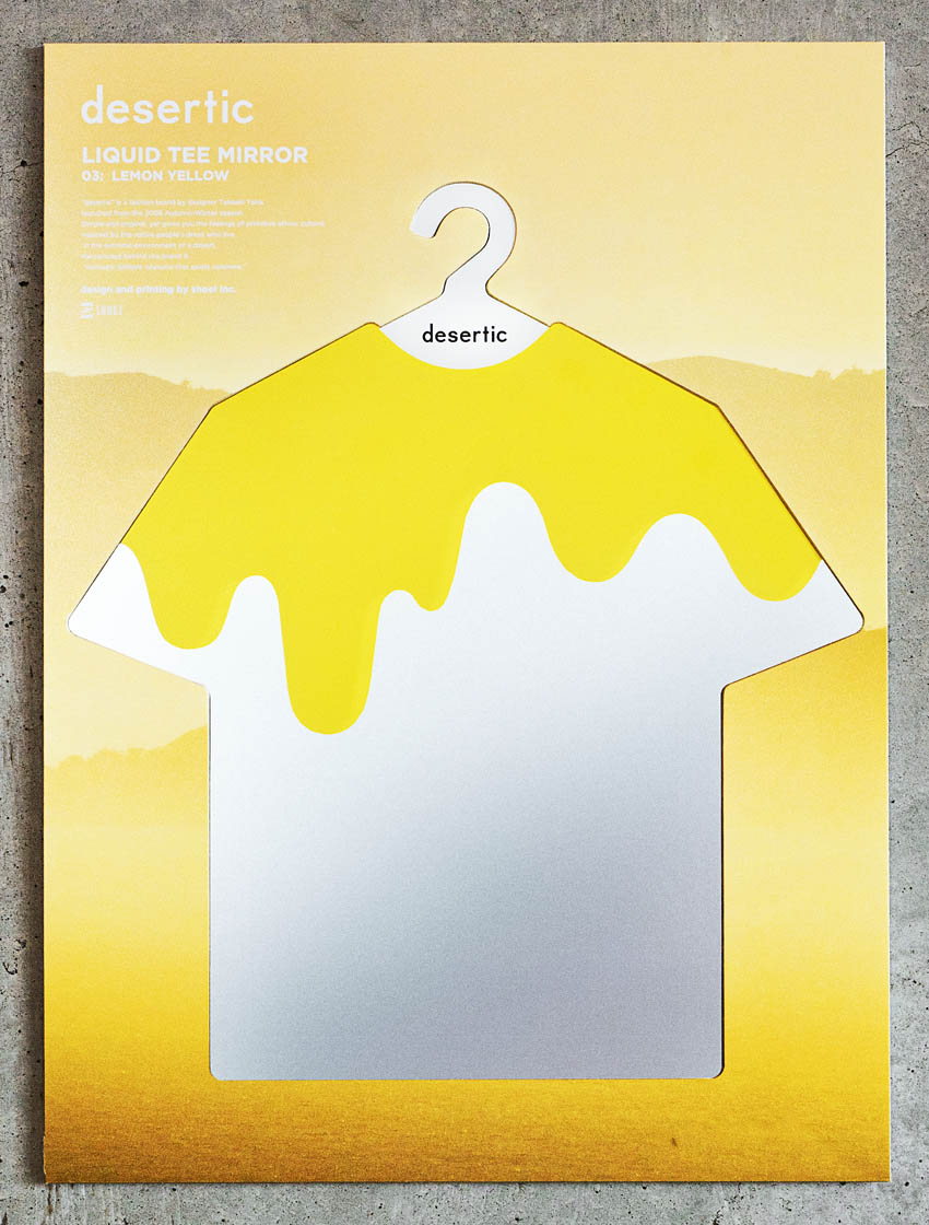 desertic LIQUID TEE MIRROR<br>LEMON YELLOW<br>