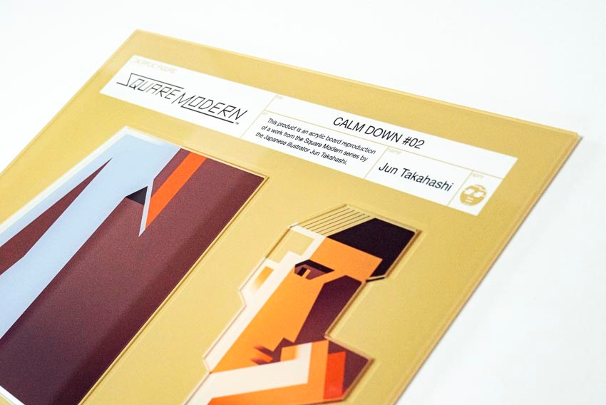 SQUARE MODERN アクリルフィギュア<br>CALM DOWN #02
