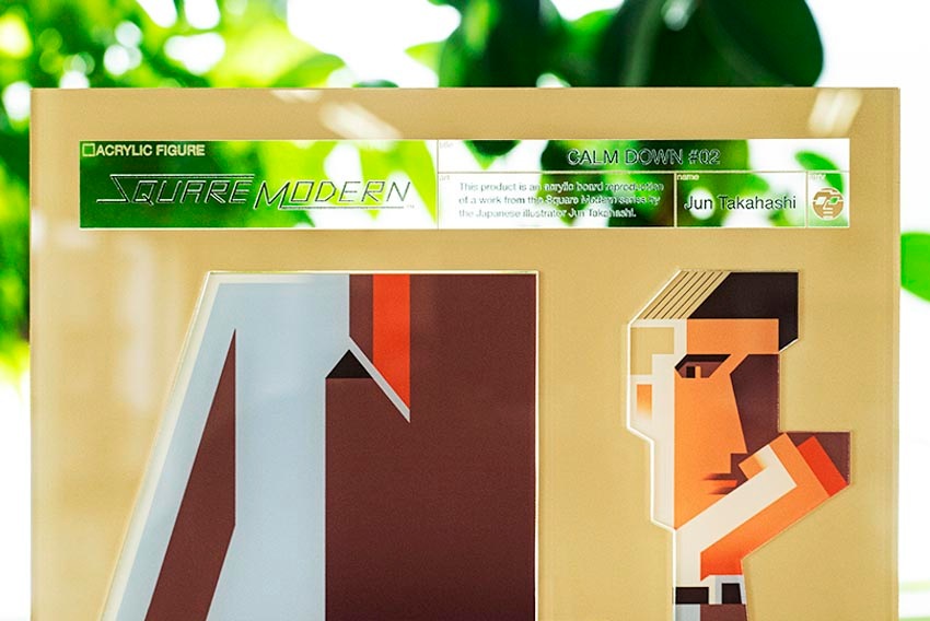 SQUARE MODERN アクリルフィギュア<br>CALM DOWN #02
