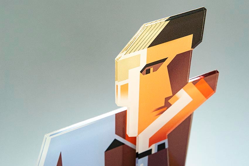 SQUARE MODERN アクリルフィギュア<br>CALM DOWN #02