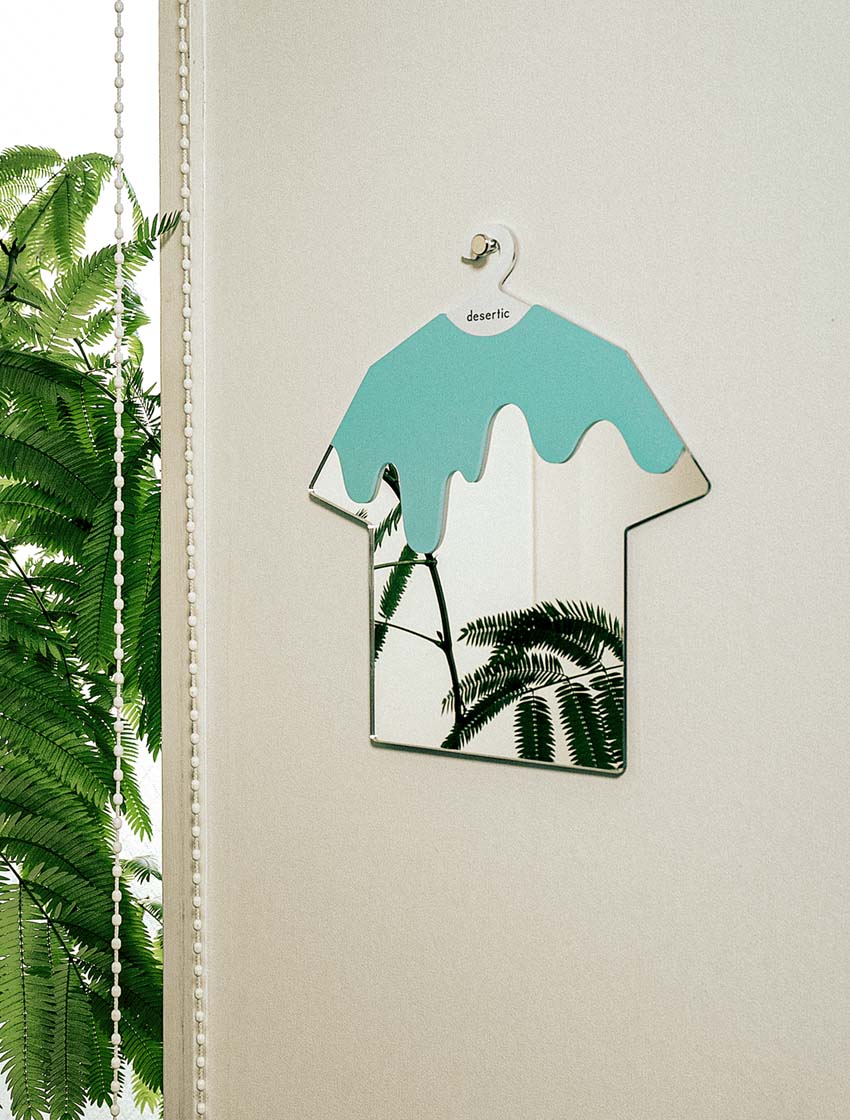 desertic LIQUID TEE MIRROR<br>TURQUOISE BLUE<br>