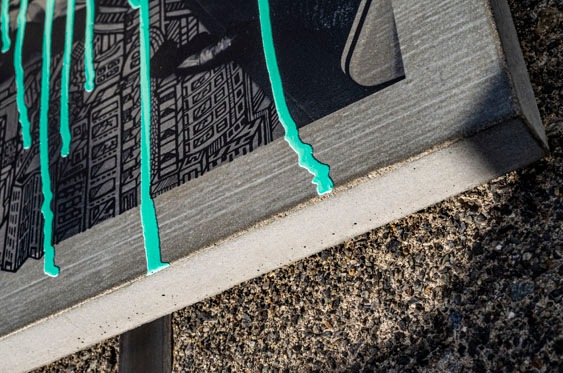 EDIAFH × TOKYO MELTING COLLAB ART UV INKJET ON CONCRETE