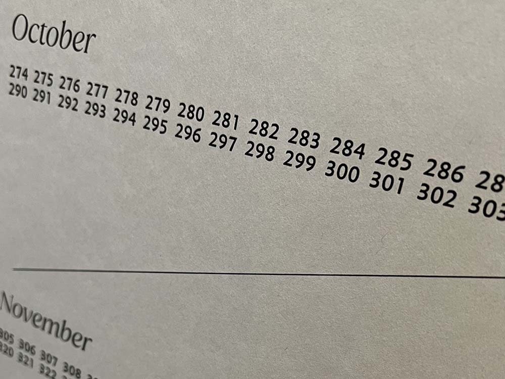 365 ポスター　10月／11月／12月