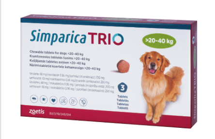 ����ѥꥫ�ȥꥪ��80mg(20-40kg) 3������