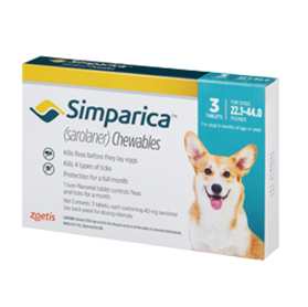 ����ѥꥫ | 40mg | 10.1-20.1kg | 6�� | Simparica |