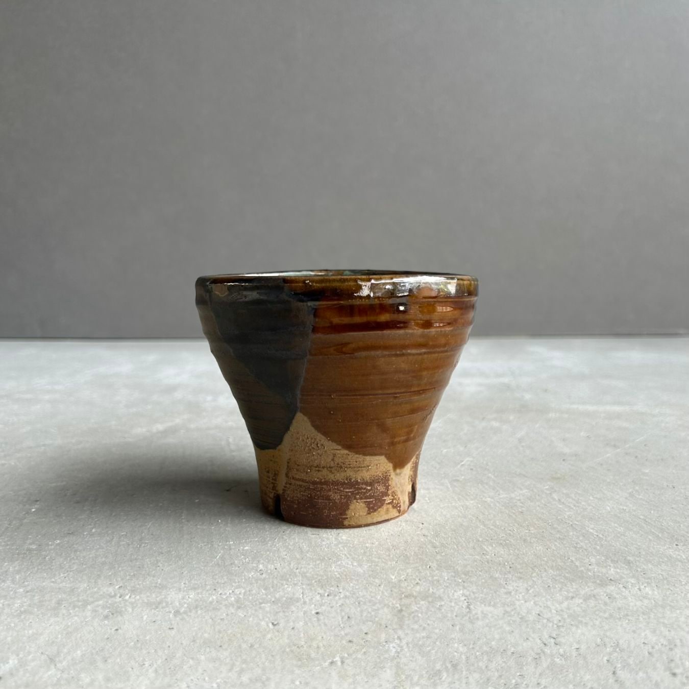 YON-HACHI 粋-iki- 植木鉢 SS 苫米地正樹 作家鉢 萬古焼 陶器鉢
