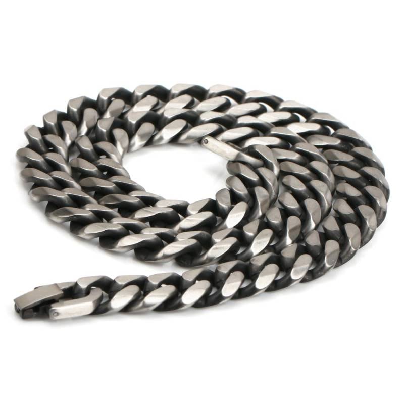 （受注生産）REWELD ステンレススチール 喜平チェーンブレスレット ステンレス喜平チェーン,幅13～14mm | SILVER KYASYA