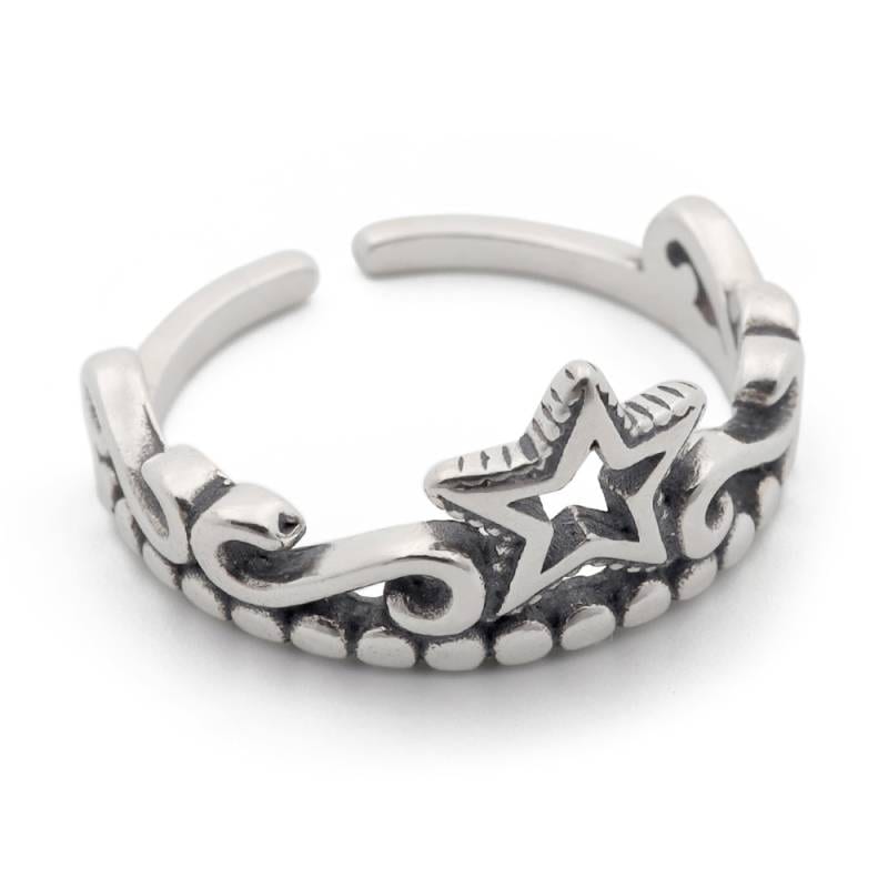 リング 925 Silver kyasya スタッズ リング 多重 リング,シルバー925