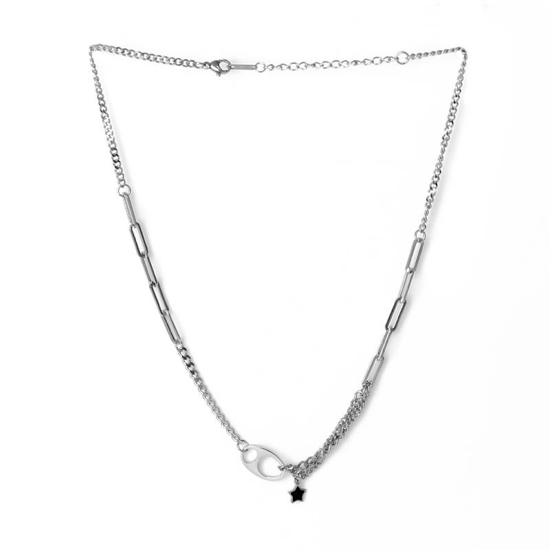 ステンレス チャームネックレス プルタブ [n363] | モチーフで探す