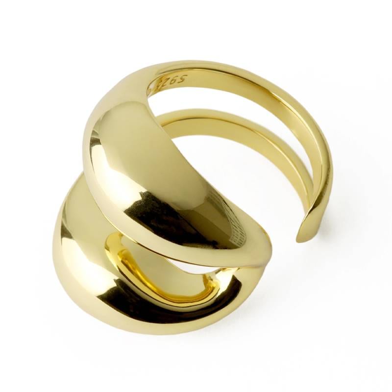 925 二連リング ぷっくり [cr444] | お洒落なレディースアイテム