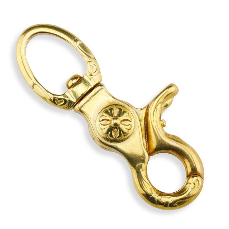 ゴールド クロスキーホルダー [z009] | キーチェーン、キーリングなど