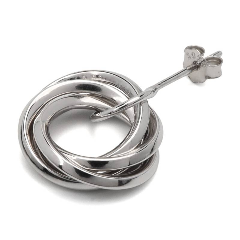 k18 4連リング ピアス 925 フープピアス 4連 リング [ce042] | お洒落なレディースアイテム