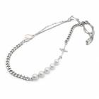 パールネックレス クロス [n413]