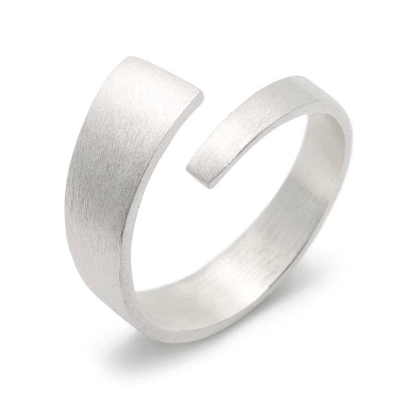 【ゆりりんさん専用】パドカレストール2点 925 二連リング サンドブラスト [cr090] | お洒落なレディース