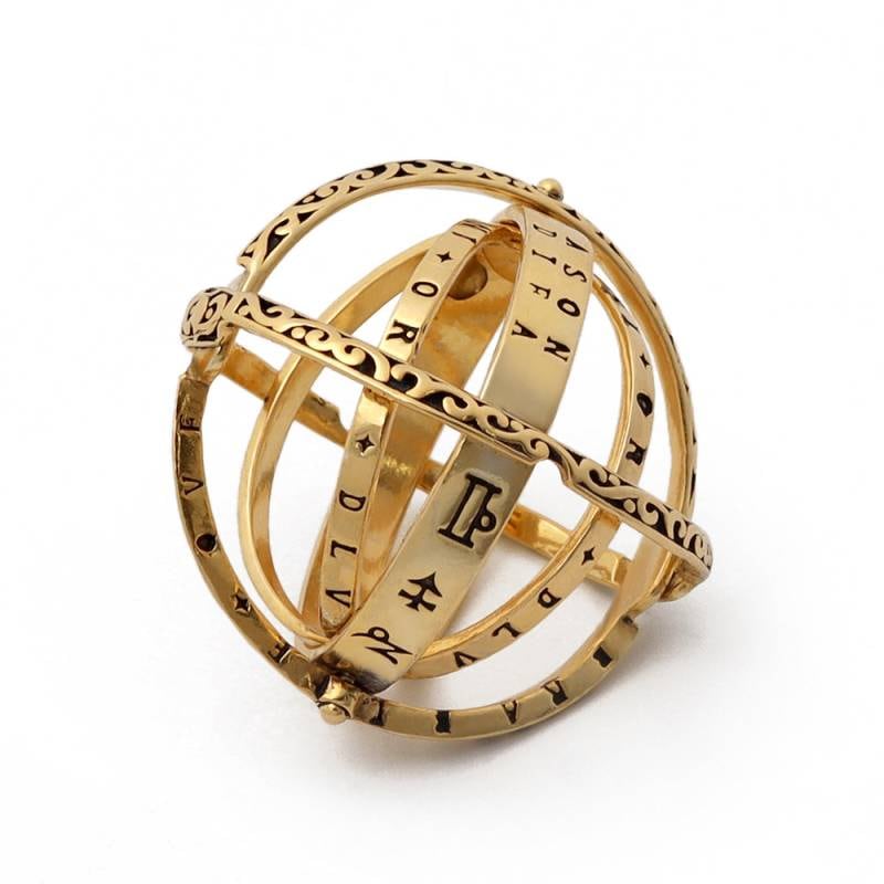 925 18Kゴールド 動く天球儀リング [rs182-gold] | モチーフで探す