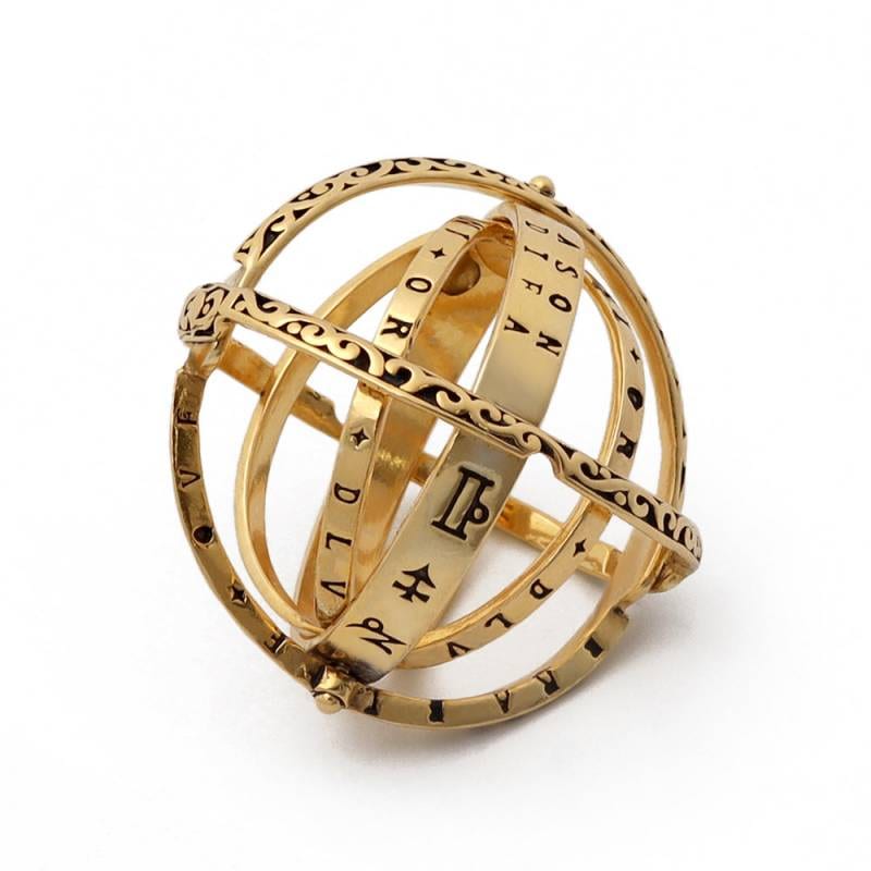 925 18Kゴールド 動く天球儀リング [rs182-gold] | スタイルで探す  