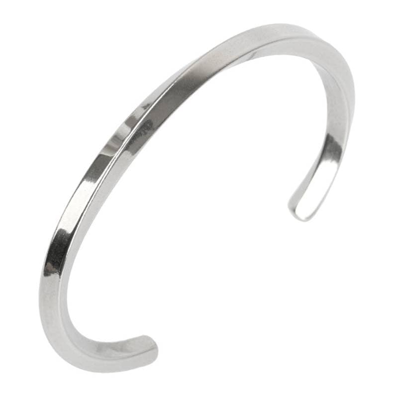 ステンレス ワンツイストバングル 5mm [b309] | スタイルで探す