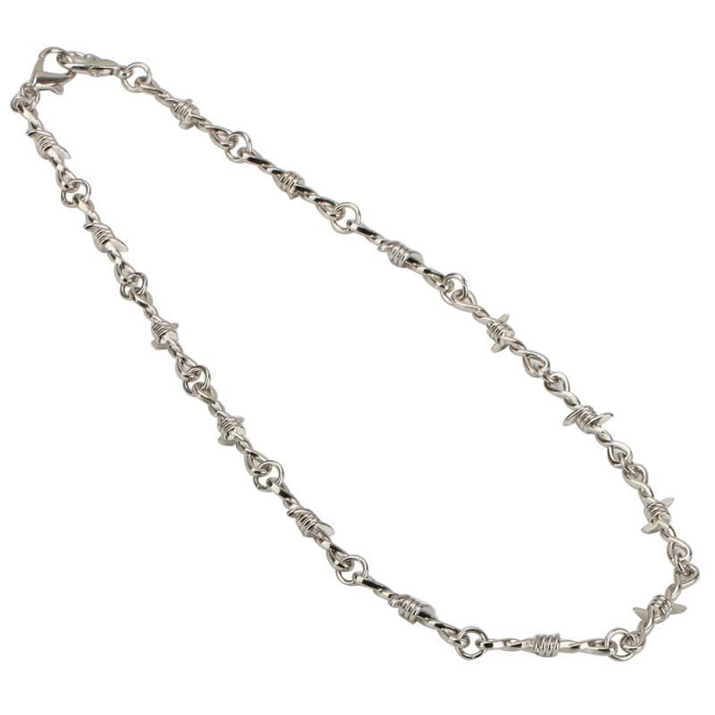 チェーンネックレス 有刺鉄線 鎖 棘 [n335] | ネックレス | SILVER KYASYA