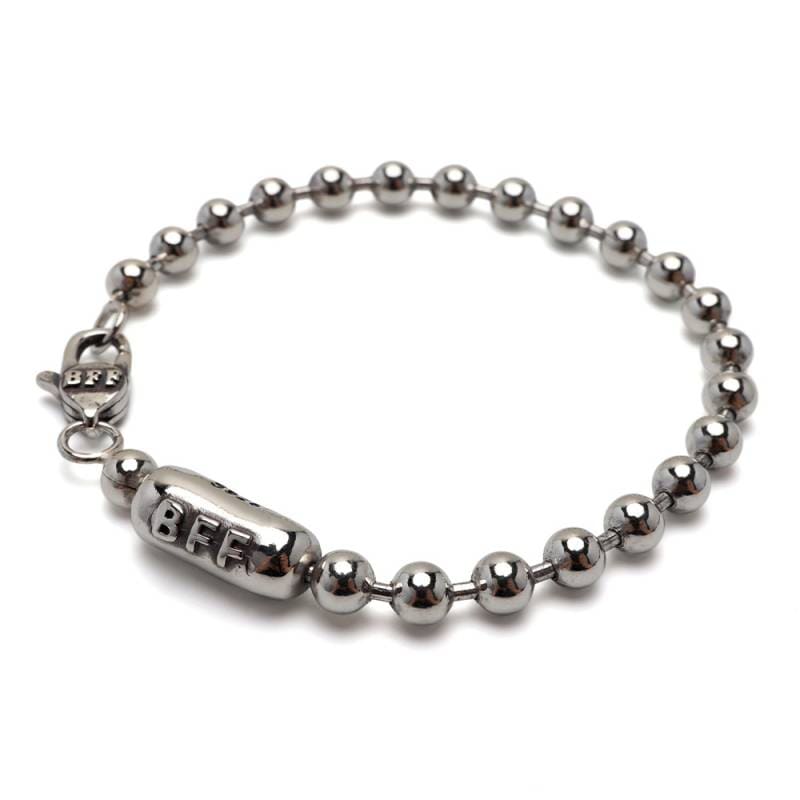 BFF S925 ボールチェーンブレスレット 幅5mm [bffbs002-5mm