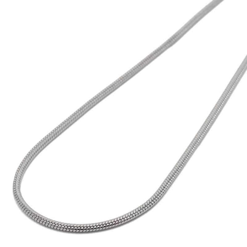 925 極細 スネークチェーンネックレス [cn084] | ネックレスチェーン