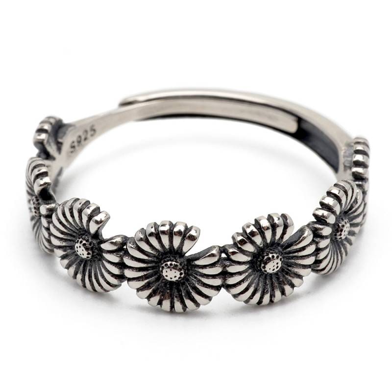 SILVER925 SUNFLOWER BRACELET/シルバー/ブレスレット Amazon.com: Cuoka Sunflower Anklet 925 Sterling Silver
