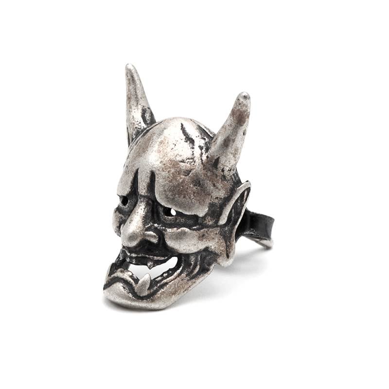 925 般若面ピアス [es327] | ピアス,シルバー925,スタッドピアス