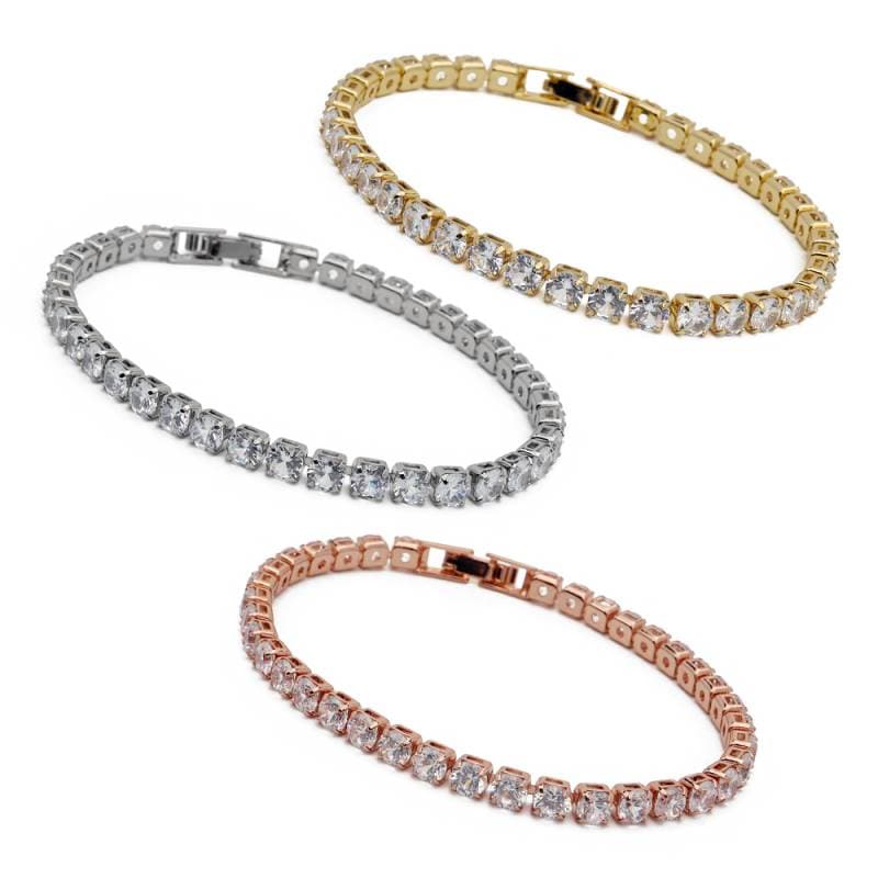 テニスチェーン ブレスレット CZ [b563] | ブレスレット | SILVER KYASYA