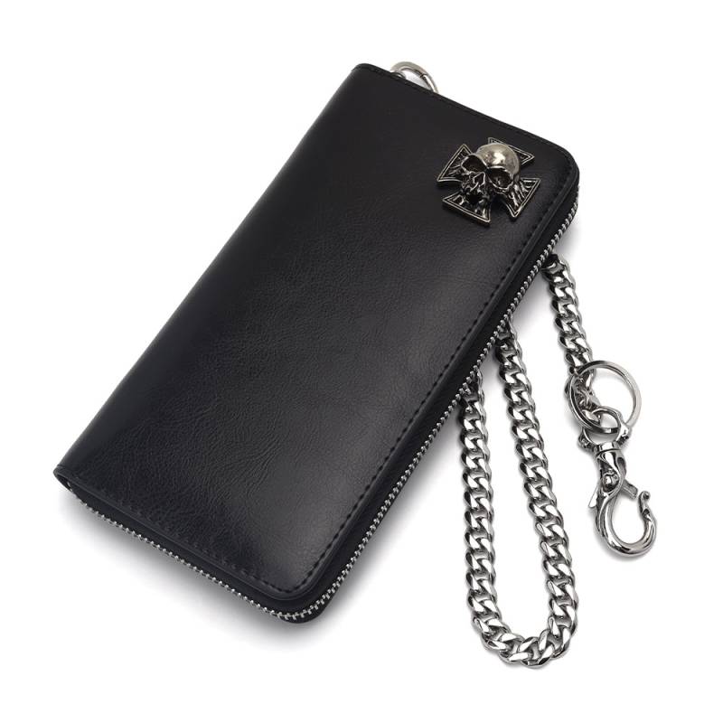 長財布 キーフック　チェーン付き 本革 長財布 チェーン付き [l026] | 本革レザーアイテム | SILVER KYASYA