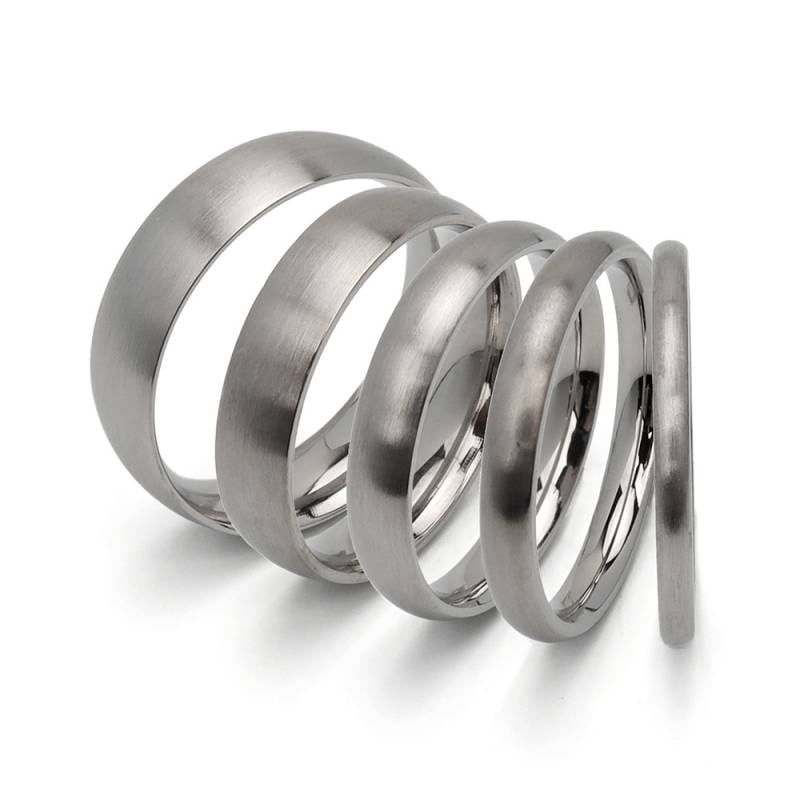 ステンレス つや消しリング シルバー [r477-silver] | リング,シルバー