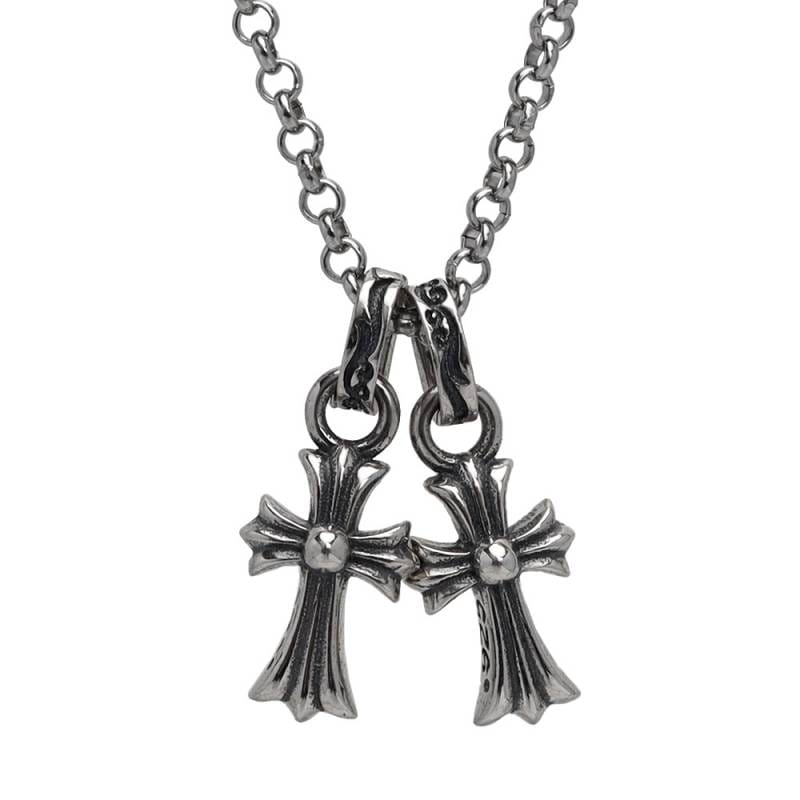 シルバー925 クロスネックレス [ps214-silver] | ネックレス