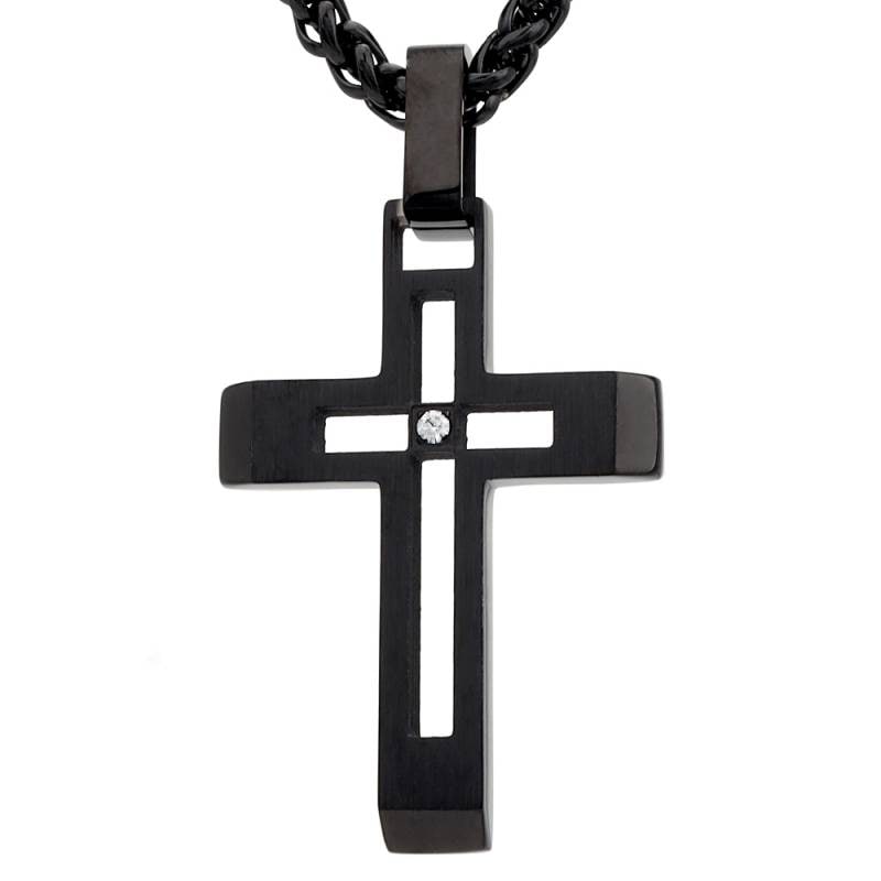 ステンレス クロスネックレス [n746] | すべての商品 | SILVER KYASYA