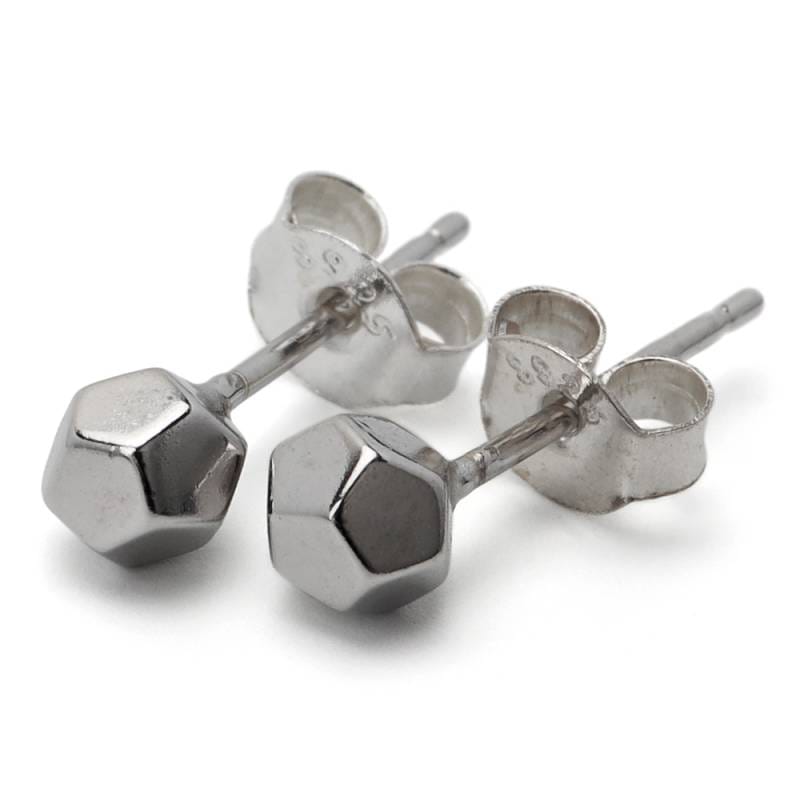 シルバー925 多角形ピアス 小ぶりピアス [ce393] | ピアス,シルバー925