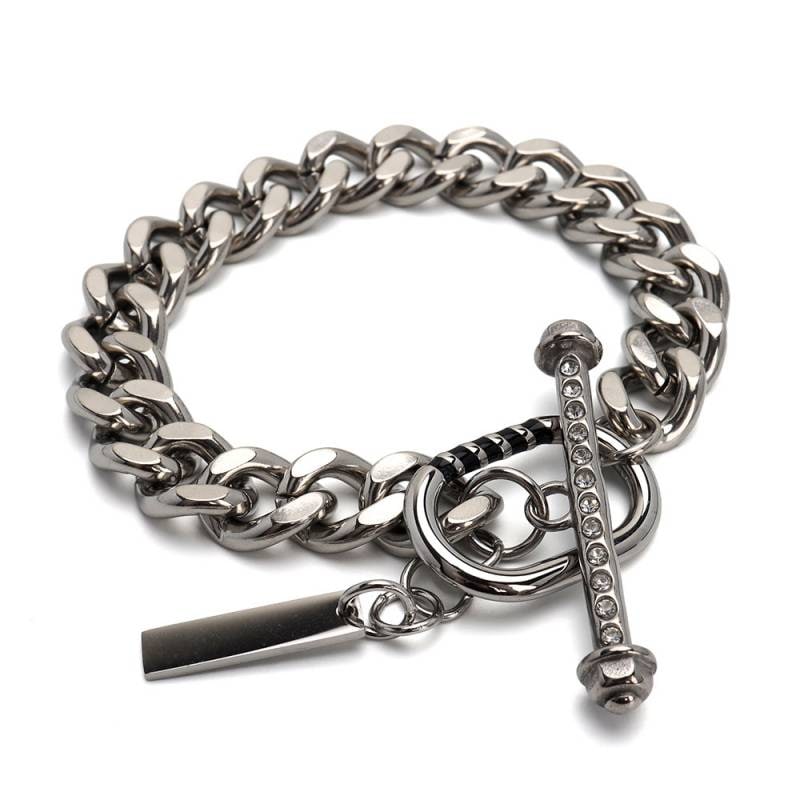 ステンレス マンテル 喜平ブレスレット [b656] | スタイルで探す