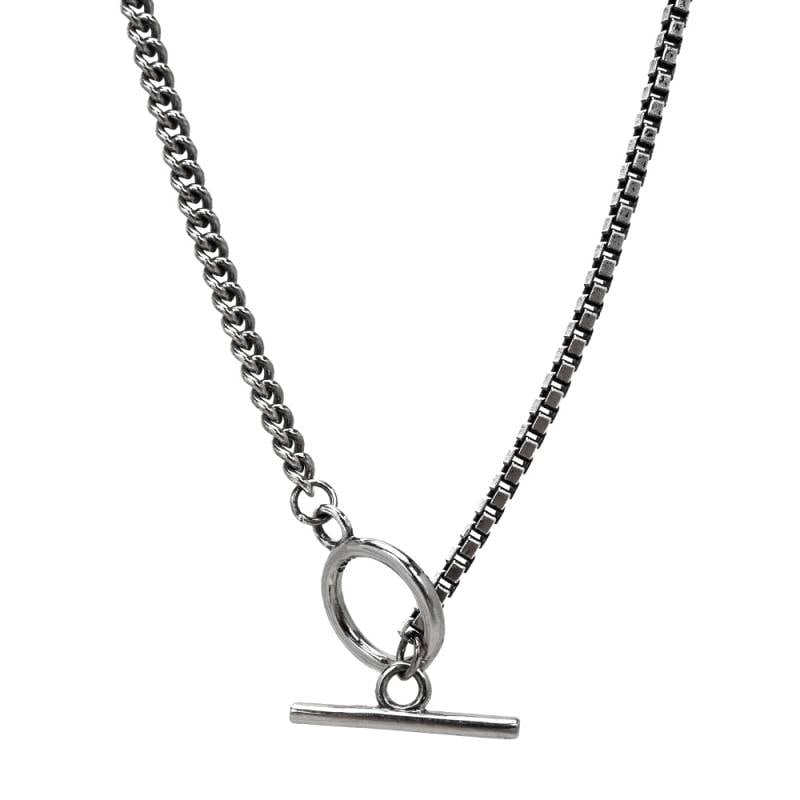 シルバー925 マンテルネックレス 2連 [cn125] | ネックレス,シルバー