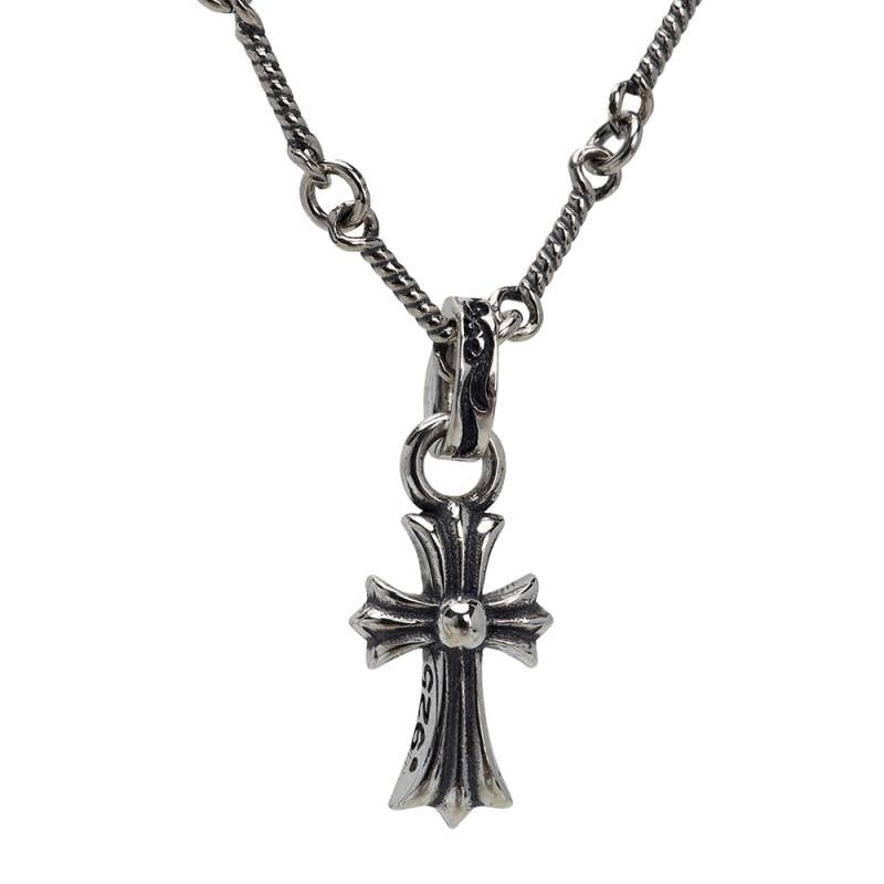 シルバー925 ミニ クロスネックレス [nc001-ps053-cs008-silver