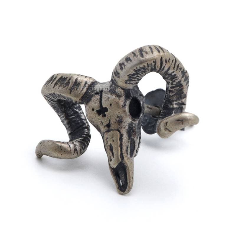 シルバー925 スカルホーンピアス [es411] | スタイルで探す,ネイティブ