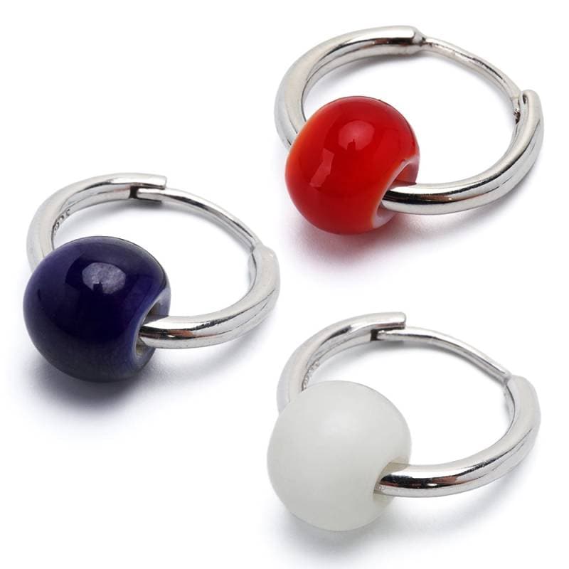 シルバー925 ホワイトハーツピアス [es416-es258] | ピアス,シルバー
