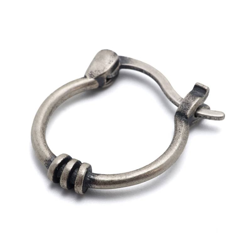 シルバー925 ノットピアス [es417] | ピアス,シルバー925,フープピアス
